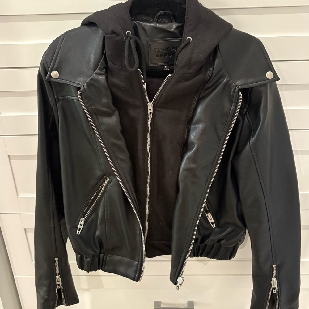 Blank NYC Black Leather Jacket